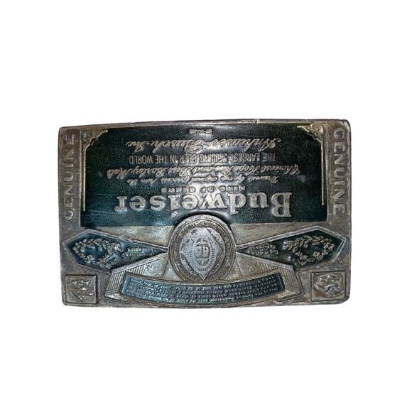 Vintage Budweiser Belt Buckle - Picture 3 of 7